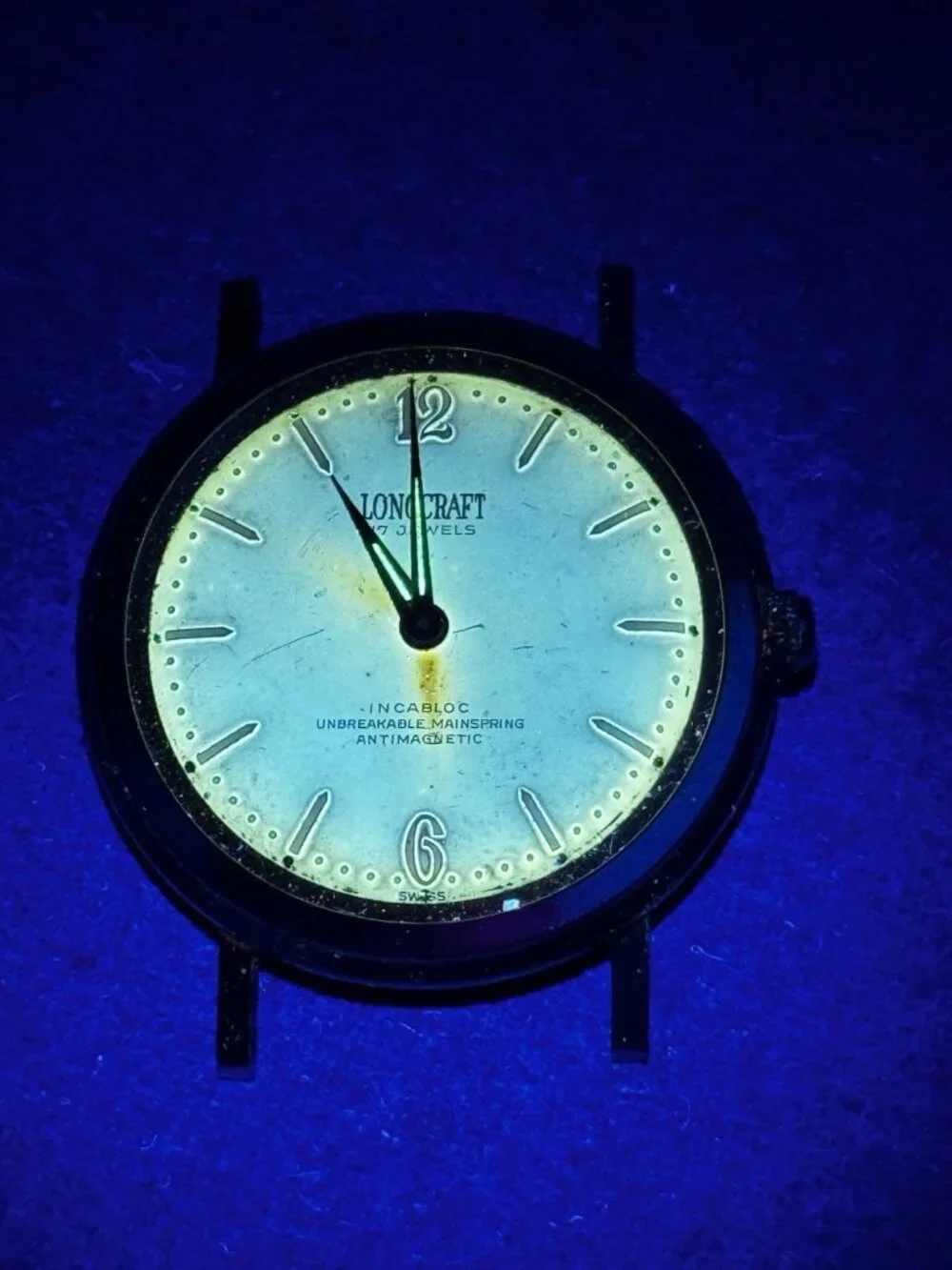 Longcrest 17 Jewel Swiss Incabloc Manual Wind 10K RGP Watch Parts